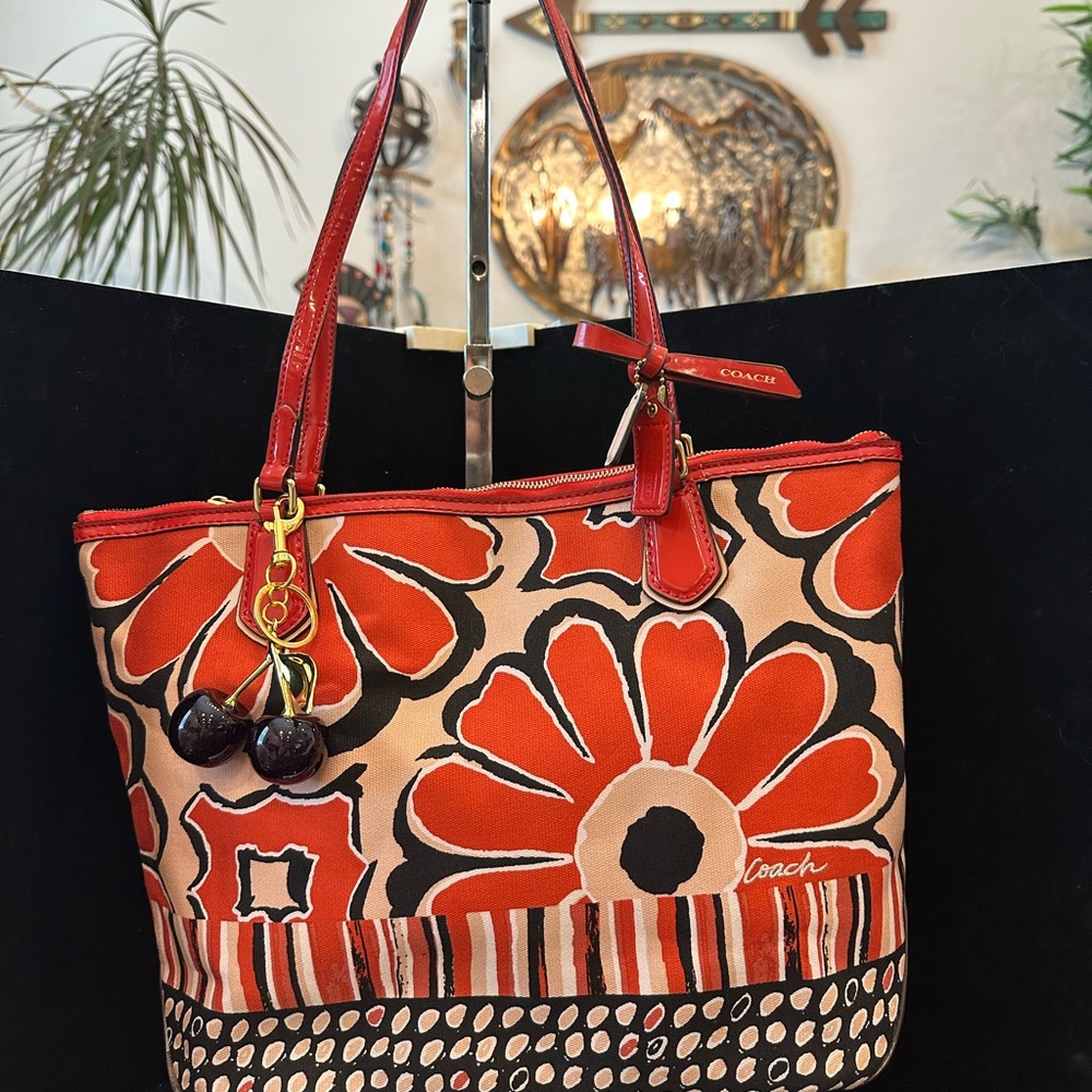 Coach  Poppy Floral Print 2013 Tote Bag